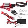 Ausla Verricello in Metallo con Telecomando, Accessorio per Auto RC, Traino Oggetti, Recupero Fango, Scala 1/10 perHSP RedcatAxial SCX10 D90 HPI