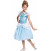 Disney Princess Disguise Costume Cenerentola Deluxe Bambina, Blu Costume Carnevale Cenerentola Bambina, Seta Vestito Cenerentola Bambina, Costumi Di Carnevale Per Bambini Taglia M
