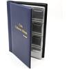 AKORD Raccoglitore per monete da collezione, album con spazio per 120 monete, royalblue