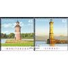 Prophila Collection GermaniaD (Germania.Germania) 3156-3157 (Completa Edizione) MNH ** MNH 2015 Fari (Francobolli per i Collezionisti) Fari