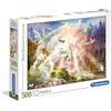 Clementoni, Sunset Unicorns, , Puzzle, 500 pezzi, Multicolore (Sunset Unicorns)