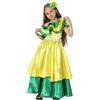 Generico Costume da spettacolo etnico brasiliano per bambine per feste di Halloween e