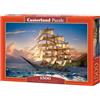 Castorland Piece Hobby Panoramic Sailing At Sunset Jigsaw Puzzle, 1500 pezzi, Multicolore, C-151431-2