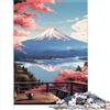 AITEXI Puzzle per adulti Giappone mt fuji Puzzle da 1000 pezzi per adulti e bambini Puzzle in cartone per adulti e bambini Gioco impegnativo Giocattoli 1000 pezzi （26x38 cm）