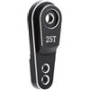 Dilwe 25T RC Servo Horn 25T Servo Arm Pezzi di Ricambio Adatti per Kit di aggiornamento Crawer Scala 1/10