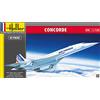 Heller 80445 - Modellino da costruire, Aereo Concorde, scala 1:125 [Importato da Francia]