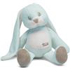 Trudi Coniglio Cremino azzurro Peluche Baby orsacchiotto, regalo Nascita 0+ neonati | 12x9x30cm taglia S Baby | modello 28144