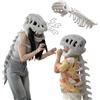 QianYiHC Dinosauro Plush Dino Outfit,Costume da dinosauro di peluche Spinosaurus,Abito da Cosplay Realistico,Divertente costume da dinosauro realistico in 3D per Halloween,Divertente Copricapo (Grande: 115 cm)