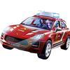 PLAYMOBIL 70277 Porsche Macan S dei Vigili del Fuoco, Macchine da Collezione per Bambini dai 4 Anni