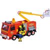 Simba - Sam le Pompier - Ultimate Jupiter - Camion pompiere con Walkie Talkie + 1 statuetta - Suoni e luci - Funzione getto d'acqua - Batterie incluse - 109251098038