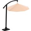 Warmhm Mini Parasole per Bambole da Esterno per Giardino in Pla, Ombrellone da Tavolo per Balcone, Decorazione Miniatura Fai da Te