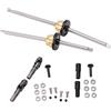 Generic Kit Differenziale RC, Superficie Anodizzata in Lega di Alluminio Albero Motore Ingranaggio Ponte Kit Differenziale Asse Prestazioni Stabili Ad Alta Resistenza per WPL