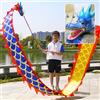 ALANIZ Dragon Poi Bambini/Principianti Piccole Dimensioni Dragon Poi, Fitness all'Aperto Drago Design Spinning & Shaking Poi, Nastro di Lancio Drago Realistico con Testa di Drago(Blue,5 m (16.4 ft))