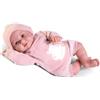 MUÑECAS ANTONIO JUAN S.L. Antonio Juan Bambole Sweet Reborn Luca in Set a Maglia | Corpo in Tessuto Ponderato 42 cm | Giunti Mobili | Ref. 80324 - Collezione 2024