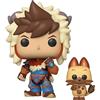 Funko Pop!&Buddy: Monster Hunter- Lute w/Navirou - Football: Chelsea - Kepa Arrizabalaga, Multicolore, Taglia Unica