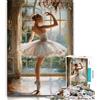 ZKYUBEK Puzzle per adolescenti Ballerina di danza classica Puzzle da 1000 pezzi per adolescenti ideale come regalo per tutta la famiglia Adatto per e 14 (26x38cm)