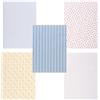 GARVALON Carta da Parati Adesiva per Casa delle Bambole 5 Fogli Accessori Decorativi per Mini Case Sfondi Staccabili per Soggiorno e Camera da Letto Adesivi Murali per Decorazione Fai