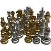 harayaa 32x Pezzi degli Scacchi Pedine da Gioco 2 Giocatori Pedine degli Scacchi per Scacchiera Figurine Figure