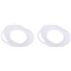 Paowsietiviity 2 set bianco silicone RC Nitro Glow linea carburante tubo olio tubo accessori RC