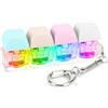 Fiorky Tastiera Portachiavi 4 Tasti Giocattoli di decompressione della tastiera con luce LED Tastiera Clicker Pulsante giocattolo Antistress for adulti for alleviare lo stress Passare il te