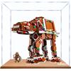 Cubeloft Vetrina in acrilico per Lego 40806 Casa di pan di zenzero AT-AT Walker, scatola trasparente antipolvere, solo vetrina, compatibile con Lego 40806 (base in legno da 3 mm)