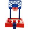 LABRIMP Mini Gioco da Tavolo Basket Portatile con Mini Palline Giocattolo Educativo Interattivo per Adulti per Premi in Classe e Feste