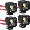 INJORA RC Auto Luci LED Luminose Faretto del Faro per 1/10 RC Crawler Axial SCX10 90046 Wraith Capra Redcat Gen8 VS4-10,14 * 14 mm