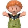 Fisher-Price Disney Frozen Anna Little People Personaggio Singolo Personaggio Bambino Giocattolo per Gioco di Finta