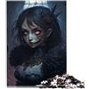 SIBREA Puzzle per adulti Manga Vampire Puzzle da 1000 pezzi per adulti e ragazzi Dai 12 anni in su Puzzle di cartone Puzzle di cartoni animati Dimensioni: 26x38 cm