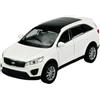 Generisch Welly modello auto compatibile con KIA Sorento UM bianco 3° generazione dal 2014 ca 1/34-1/39 Metal Model Auto Die Cast Nuovo in scatola