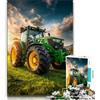 LLONGKT Puzzle da 1000 pezzi con trattore agricolo per adulti e adolescenti, giocattoli, giochi educativi, regali e giocattoli antistress (38x26cm)