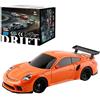 SHOYDID RC elettrica Mini Drift Car da corsa modello con luci kit 1/43 scala 2.4G proporzionale completo (versione RTR/arancio)