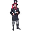 PRESTIGE & DELUXE Costume Carnevale Adulto CAPPELLAIO Matto Nero Taglia Unica L