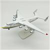 Generic 7,8 pollici scala 1:400 Antonov AN-225 Modello di aereo in lega pressofuso modello di aeroplano per collezione ornamento con supporto e confezione regalo
