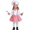 Pegasus COSTUME CUOCA BAMBINA VESTITO CHEF CARNEVALE (4 4/5 ANNI)