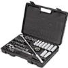 Stanley 85-434 - Set di chiavi a bussola da 1/2, 26 pezzi