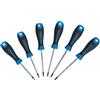 SW-Stahl SW Stahl Set di Cacciaviti a Profilo T, 6 Pezzi, Acciaio S2 Magnetico | Giraviti Torx ergonomici T10-T30 con impugnatura antiscivolo bi-componente e punta magnetica per massima precisione