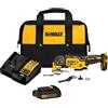 Dewalt DCS356C1 - Kit di utensili oscillanti 20 V MAX XR, 3 velocità