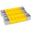 Unbekannt Set di suddivisione L-BOXX® B3 LB 102 B378 x 313 x 65 mm giallo/grigio