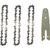 NnYuaUil Accessori for parti di attrezzi da giardino Lama for sega a catena da 4/8 pollici 28/45 maglie for motosega elettrica al litio con guida a barra Taglio di rami in legno di ricambio