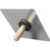 Generic Raschietto Per Pittura In Calcestruzzo, Portatile Strumenti Raschietto In | , Stucco Vassoio Raschietto In Durevole Strumenti In In Acciaio Con Manico In Legno Per Raschiare B