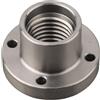 LVYXON Piastra frontale per tornio in acciaio con filettatura 1-8 TPI per tornitura del legno, piastra frontale con flangia per mandrino per macchinari da officina, 5,1 cm