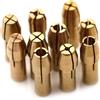 Generic 10 Mini Mandrini da Trapano Adattatore da 0,5 mm a 3,2 mm - Micro Pinza in Ottone Piacevole e Robusto per Trapano