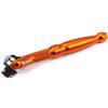 TITAN 11322 1/4 Micro Cricchetto Testa Girevole Alluminio Arancio