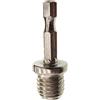 Generic M10 M14 1/4 6mm Esagono Biella Adattatore Mano Trapano Elettrico a Lucidatrice Smerigliatrice Adattatore Rod Power Tool Parte