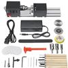Generic Tornio Per Legno Mini, Macchina Lucidatrice Per Perline Da 96w Con Trapano Rotante E Fresatura, Strumento Di Lavorazione Cnc Fai-da-te Per La Lavorazione Del Legno, Lucidatura, Levigatura E Artigianat