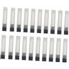 YUSSEQDD Contenitore per punte da trapano, contenitore portatile, durevole, organizer, visibilità, plastica di qualità, durevole, scatola per punte da trapano, vuota