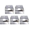 UYTGFO Misura for Husqvarna 36 41 137 142 E 136 141 LE 530069415 Motosega Pezzi di Ricambio 5 pz Marmitta Piastra di Raffreddamento Scudo Termico