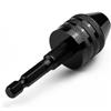 SXJY Mandrino for trapano senza chiave Convertitore for punta da trapano elettrico autoserrante da 0,3-8 mm con gambo esagonale da 1/4 di pollice(0.3-6.5mm)