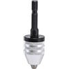 LIZEALUCKY Keyless Drill Chuck Impact Driver Bit Adattatore Convertitore Tre Mascate Morme Portatile Acciaio al Carbonio 1/4in Hex Shank Accessori per Smerigliatrice Elettrica
